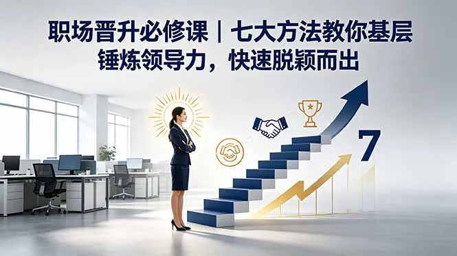 付费文章：职场晋升必修课｜七大方法教你基层锤炼领导力，快速脱颖而出-资源分享