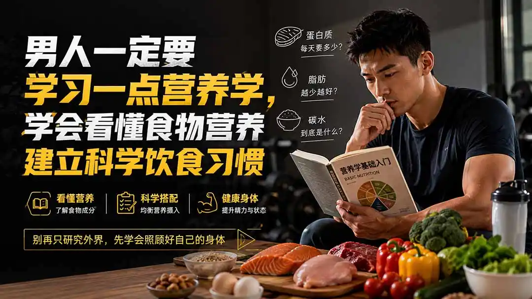 付费文章：男人一定要学习一点营养学，学会看懂食物营养建立科学饮食习惯-资源分享
