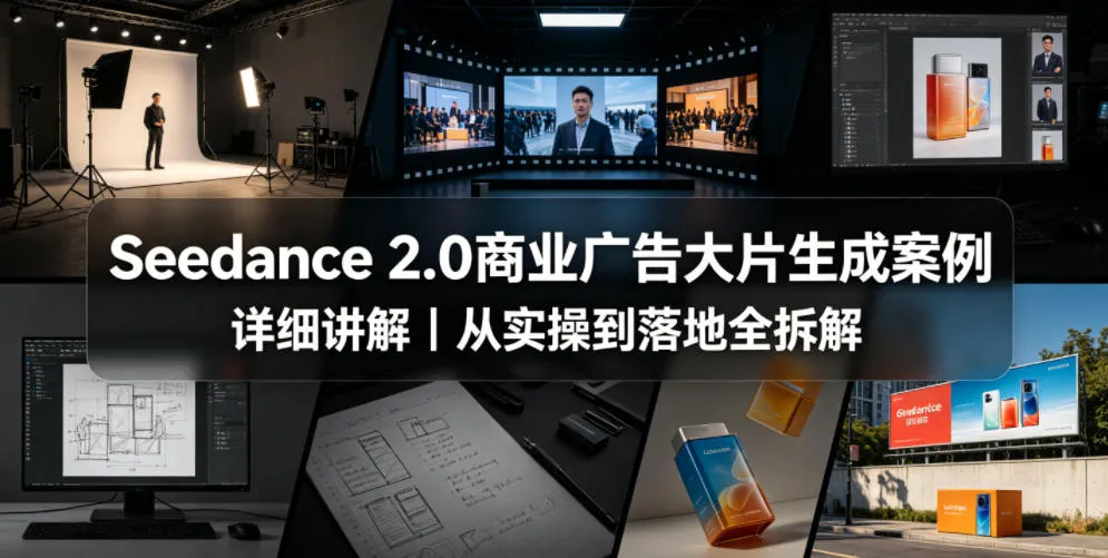 Seedance 2.0商业广告大片生成案例详细讲解｜从实操到落地全拆解-资源分享