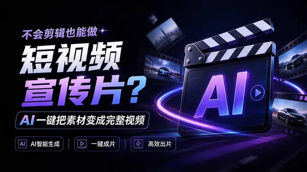 我跪下来了！不会剪辑也能做短视频宣传片？ AI 一键把素材变成完整视频，真是神奇，OpenFilm 超省事-资源分享