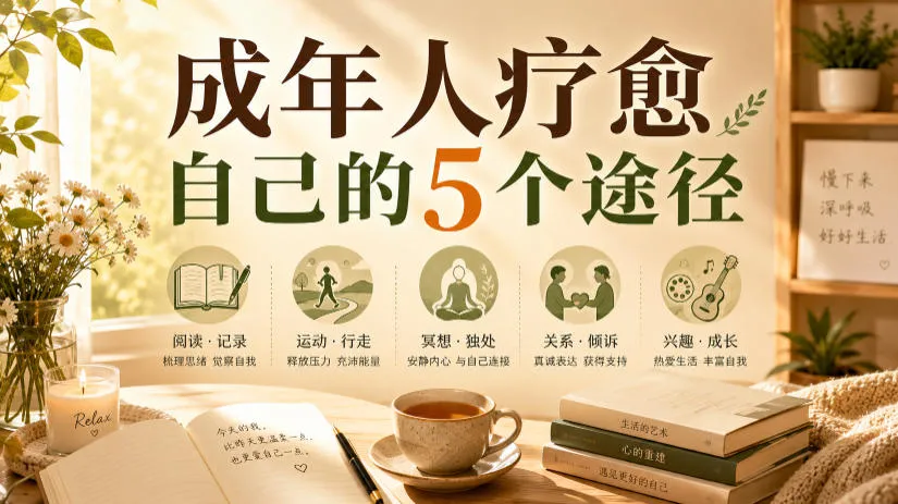 付费文章：成年人疗愈自己的5个途径-资源分享