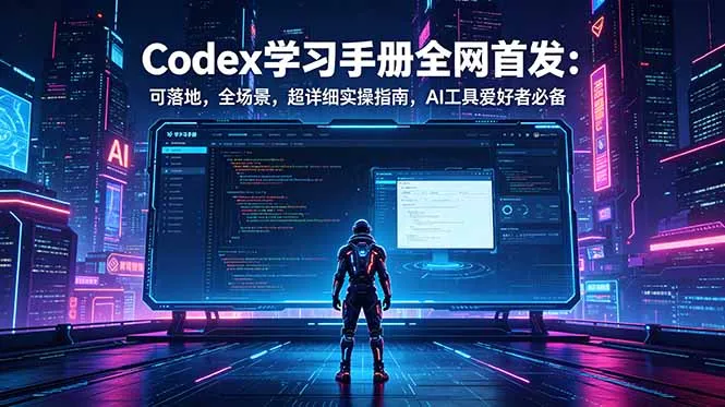 Codex学习手册全网首发：可落地，全场景，超详细实操指南，AI工具爱好者必备-资源分享