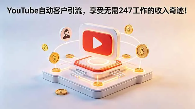 YouTube自动获客：打造无需全天候运营的营销体系 - 轻创方舟-资源分享