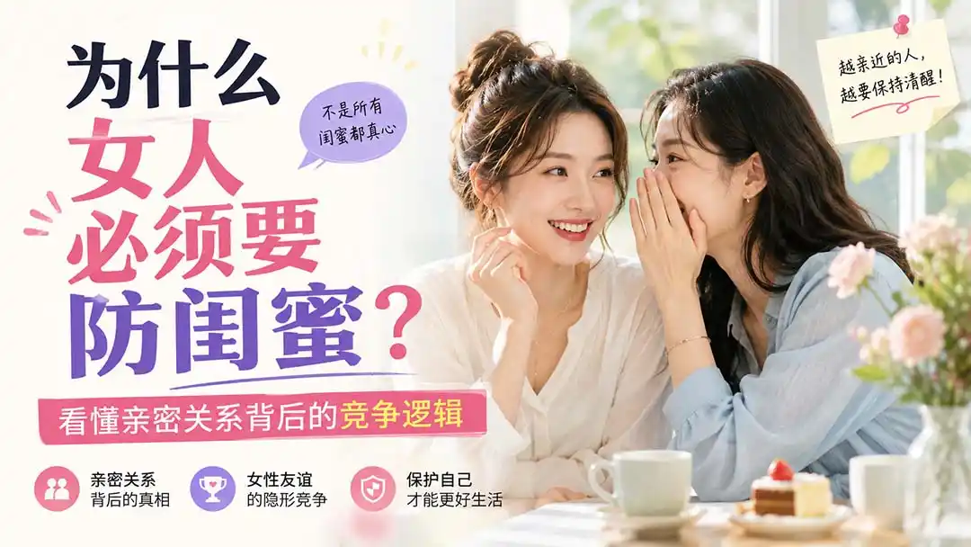 付费文章：为什么女人必须要防闺蜜？看懂亲密关系背后的竞争逻辑-资源分享