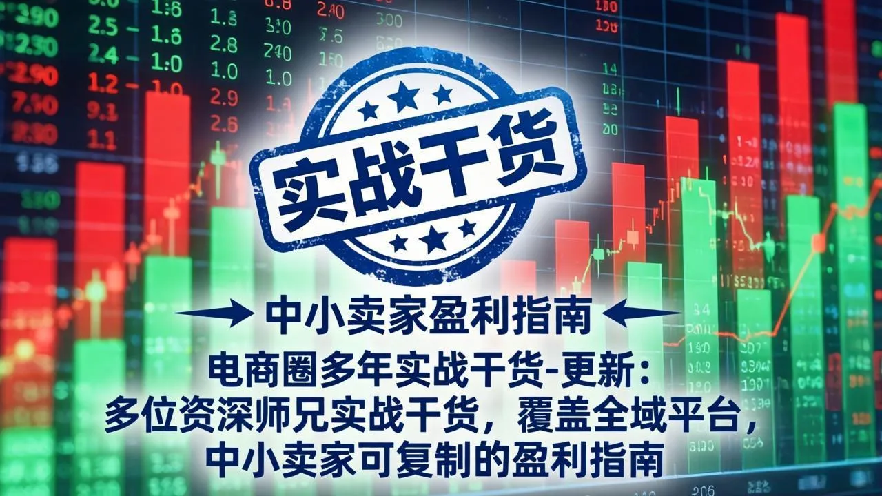 电商圈多年实战干货-更新2026：多位资深师兄实战干货/覆盖全域平台，中小卖家可复制的盈利指南-资源分享