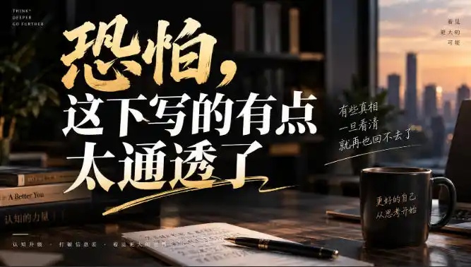 灏泽叔最新付费文章：恐怕，这下写的有点太通透了-资源分享