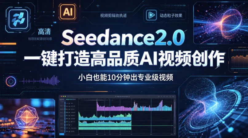 Seedance2.0一键打造高品质AI视频创作，小白也能10分钟出专业级视频-资源分享