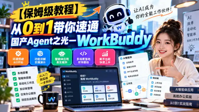 【保姆级教程】从0到1带你速通国产Agent之光—WorkBuddy【文档】-资源分享
