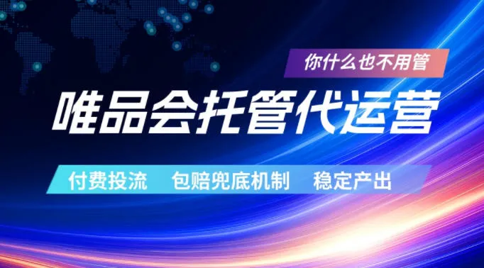 唯品会托管代运营，付费投流玩法，包赔兜底机制，稳定产出【揭秘】-资源分享