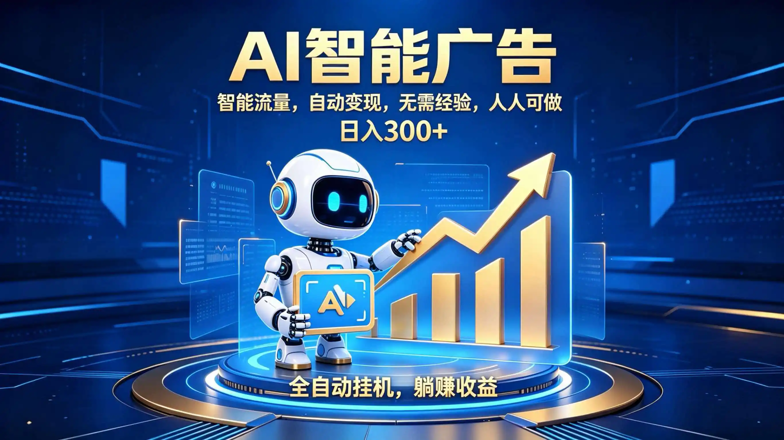 轻资产新赛道，全自动AI广告，打造持续收益-资源分享
