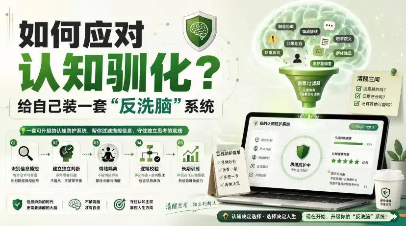 付费文章：如何应对认知驯化？给自己装一套“反洗脑”系统-资源分享