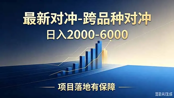 跨品种对冲策略:日收益2000+,安全稳健项目 - 轻创方舟-资源分享