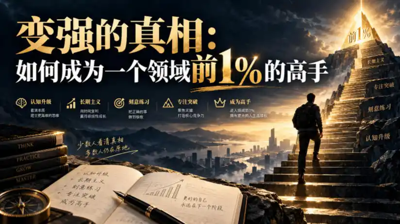 付费文章：变强的真相：如何成为一个领域前1%的高手-资源分享