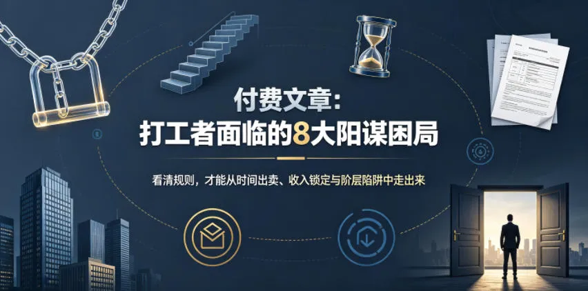 付费文章：打工者面临的8大阳谋困局-资源分享
