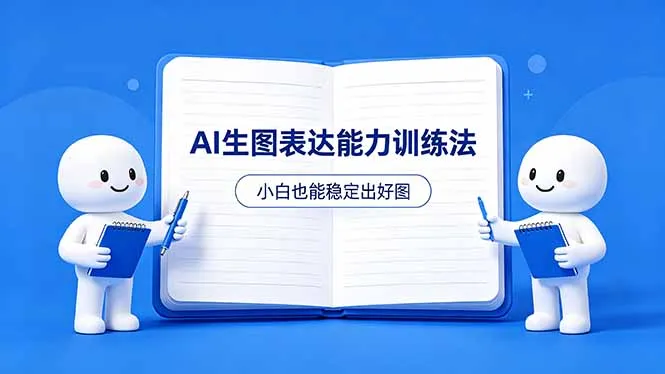 AI生图不是做漂亮图，而是表达能力。这套方法让小白也能稳定出好图-资源分享