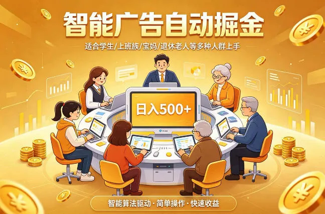 2026年最好做的项目：自动掘金项目，小白轻易上手，单日轻松收入500+【揭秘】-资源分享
