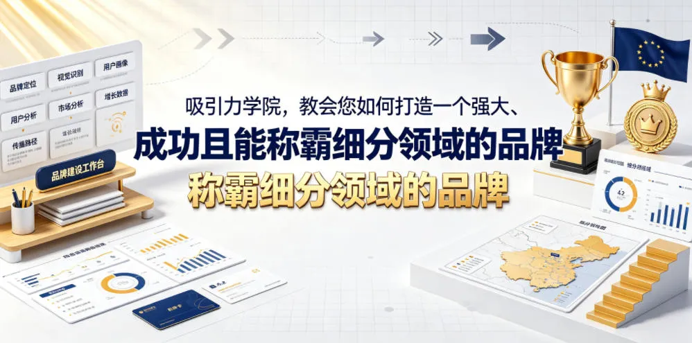 吸引力学院,教会您如何打造一个强大、成功且能称霸细分领域的品牌!【原创双语字幕】-资源分享