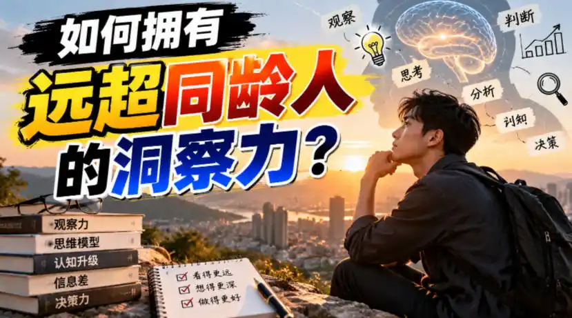 付费文章：如何拥有远超同龄人的洞察力？-资源分享