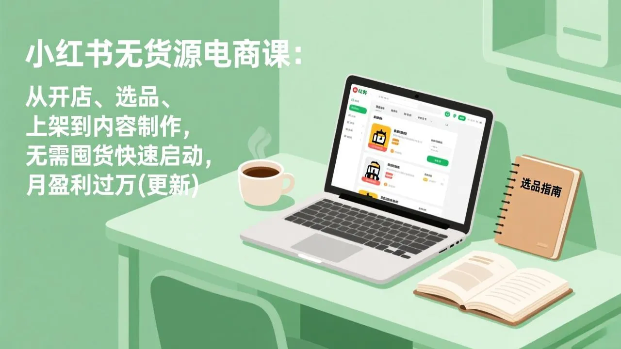 小红书无货源电商课(6月22更新-资源分享